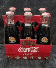 Coca-Cola Classic Best of the Bay 49ers Collector Glass Bottles Sealed 8oz OBO picture
