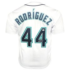 Julio Rodriguez Autographed Seattle (White #44) Custom Jersey - JSA picture