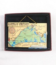 VINTAGE MARTHA'S VINEYARD 3D BRASS SOUVENIR ORNAMENT 3