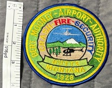 Vintage Obsolete Butte Montana MT Airport Crash Fire Rescue Security Patch picture