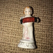 Occupied Japan Figurine  Lady Playing Accordion picture