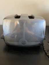 Vintage Chrome Art Deco Sunbeam Radiant Control Toaster Model T-20A Tested Works picture