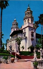 Vintage Hearst Castle La Casa Grande San Simeon California Postcard picture