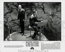 1994 Press Photo Patrick Stewart, Brent Spiner on 