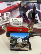 Case XX 2021 Smooth Red G-10 Copperhead Knife 10249W SS Vault Discontinued picture