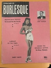CAVALCADE OF BURLESQUE SEPT 1954 RARE PLUS 2ND MAG  SEE SCAN DESCRIPTION B4U BID picture
