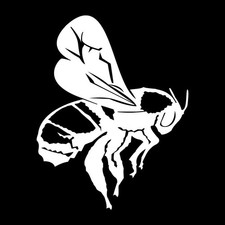 Bee Beekeeper Honey Beekeeping Decal Sticker White Die Cut Vinyl picture