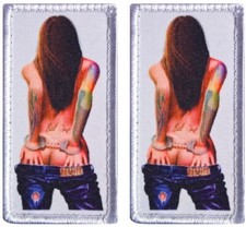 SEXY BAD GIRL Handcuffs Morale Patch -2PC  3.5