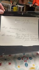 1887 Handwritten Letter from John Pollock picture