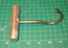 Vintage Metal Handle Bailing Hook Meat Hook Cargo Hay Farm Fish Gaff Tool 5