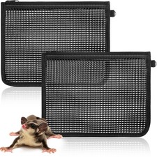 Abbylike 2 Pcs Sugar Glider Nail Trimmer Nails Trimming Pouch Small, black picture