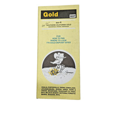 BIG Ten's Southern California Gold Map 4 Porterville China Lake Trona Visalia picture