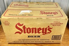 1989 Stoney's Beer Bottle Case Jones Brewing Smithton Vintage Advertising Box picture