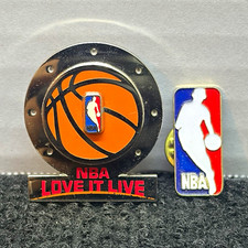 NBA Love It Live Basketball Lapel Pin Lot 2 w/ NBA Player Logo Pin picture