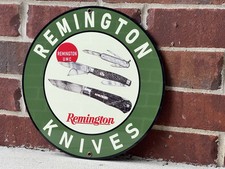 Remington UMC  Knives Knife Vintage Style Round Sign ammunition ammo picture