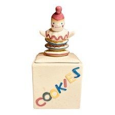 Abingdon Cookie Jar With Lid, Vintage Jack in the Box/ABC #119 - USA picture