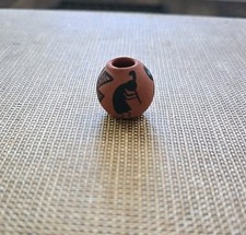 Vintage Signed Acoma Pottery Sarah Garcia New Mexico Pottery Vessel Miniature  picture