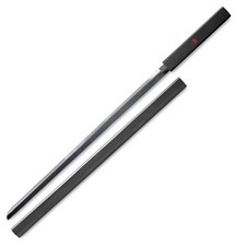 Anime BLACK SASUKE KUSANAGI GRASS CUTTER STEEL NINJA SWORD KATANA COSPLAY PROP picture