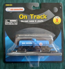 Kid Connection On Track Diecast Metal And Plastic Red-Crown Gas Tanker Train Car picture