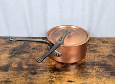Vintage HAVARD FRANCE Hammered 1.8mm Copper 20cm 8