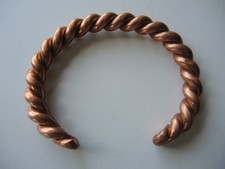 Copper twist wire bracelet.  Size 5 picture