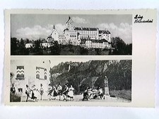 Aschau, Hohenaschau Castle, Castle Panorama, Costume Group, Multi-Picture Postcard, expired 19 picture