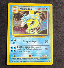 Pokemon TCG Base Set Gyarados Holo 6/102 1999 picture