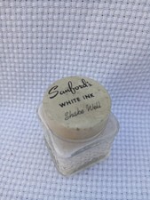 Vintage Antique Sanford's 3/4 oz White Ink Bottle picture