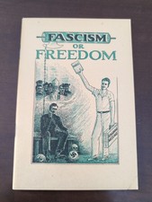 Fascism Or Freedom 1939 Watchtower Rutherford JW Jehovah's Witnesses Rare picture