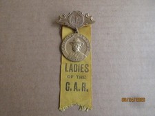 Antique 1926 Ladies of the G.A.R. National Encampment Ribbon Badge John Binman picture