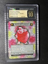 Cryptid Camp TCG - Valentine's Bigfoot 65/100 Serialized - CGC Pristine 10 picture