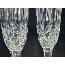 Set/4 Noritake Rockford Wedding Champagne Flute FULL LEAD CRYSTAL New Open Box picture