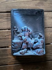 Vintage 1961 Religious Jesus 15 Chalkware 3D Wall Hanging picture