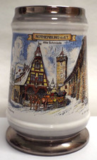 VINTAGE Schedel Bavaria Mug of Rothenburg odT's Alte Schmeide (Old Forge) - NICE picture