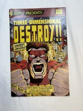 Three Dimensional Destroy Comics Book 3D Special Includes Glasses picture