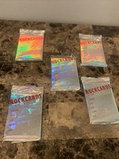 VINTAGE ROCKCARDS Series One, Lot of 5 Sealed Card Packs picture