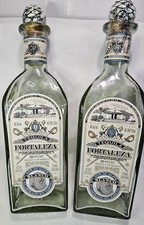 Fortaleza Blanco, Empty Tequila Bottle, 750ml , Lote 204-B. LOT OF 2 picture