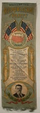 1906 TEDDY ROOSEVELT PA COATTAIL SILK RIBBON, 3
