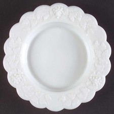 Westmoreland Paneled Grape Milk Glass Salad Plate 1825239 picture