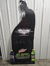 2012 NOS Batman The Dark Knight Rises Mountain Dew Cardboard 6' Store Display picture