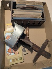1900's Keystone Monarch Stereoscope Stereview 3D with 40+ Cards Lot Antique  picture
