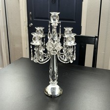 Godinger Shannon Crystal - Old Vienna Crystal 5 Light Candelabra Read Desc. picture