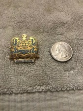 Alpha Xi Delta Lapel Pins Gold Plated Butterfly Clutch Back Hard to FInd picture