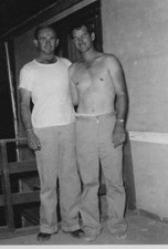 1950s Handsome Men Friends Shirtless Man Portrait Summer Masculine picture