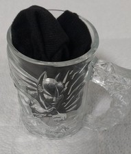 Batman Forever McDonalds 1995 Batman Embossed Glass Mug picture