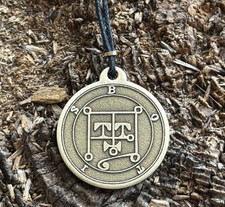 Seal Of Botis Brass Goetia Magical Pendant Amulet Talisman 32.5mm (1.25