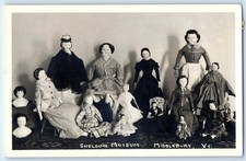 c1940's Sheldon Museum Dolls Middlebury Vermont VT RPPC Photo Vintage Postcard picture
