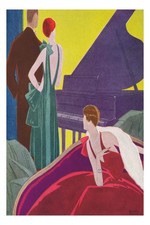 🎹 Elegant Art Deco Music Scene Poster - 24x36” - Premium Matte Paper 200gsm picture