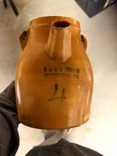 I & L P Norton 4 Stoneware Jug Brown Glazed Finish with Handle picture