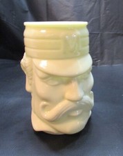 Vintage Avon Ivory Custard Milk Glass Casey At The Bat Baseball Character Mug picture